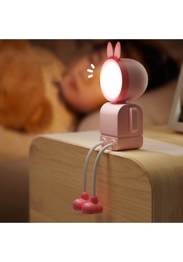 Işık, Başucu Lambası, Yumuşak, Sevimli Hayvan Gece Masası Çocuk Odası İçin Ortam Işığı, Hediye Pembe Işık, Başucu Lambası, Yumuşak, Sevimli Hayvan Gece Masası Çocuk Odası İçin Ortam Işığı, Hediye Pembe