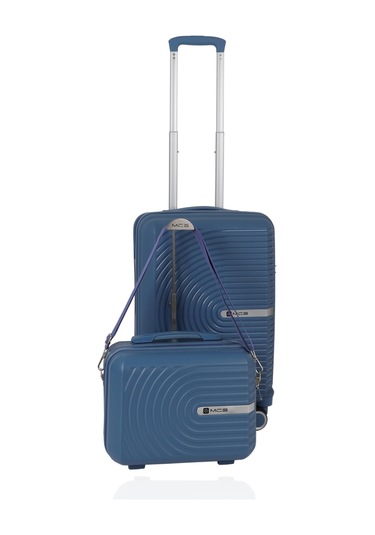 Mçs Polipropilen 2li Valiz Seti Kabin & Makyaj V374 S21yy1000134-set 10227 Sky Blue
