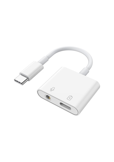 Mh-cm33s Usb-c - 3,5 Mm Kulaklık Ses Adaptörü Type-c Jak Aux Dongle Dönüştürücü
