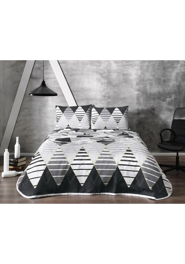 Taç Luca V2 Gri Pike Takımı Tek Kişilik