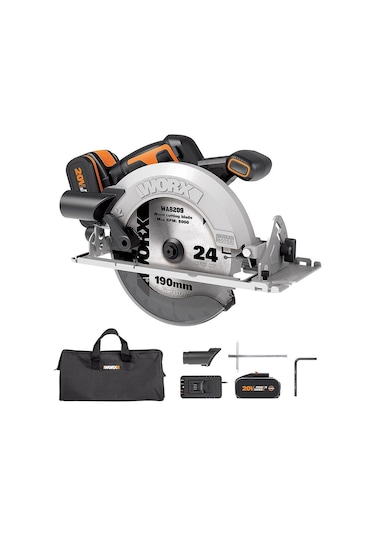 Worx WX520 20Volt 4.0Ah Li-ion Kömürsüz Profesyonel Daire Testere