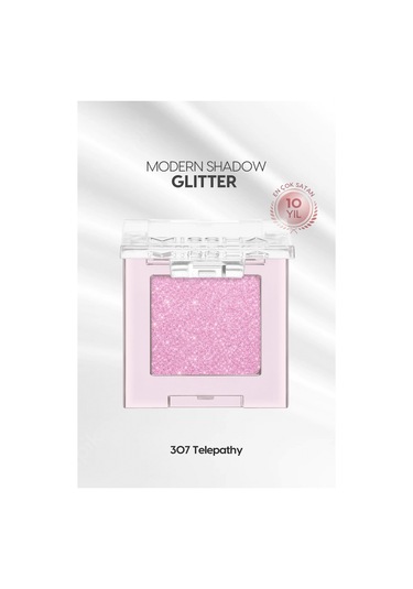 Kalıcı, Topaklanma Yapmayan, Simli Tekli Far Mıssha Modern Shadow Glitter 307 Telepathy