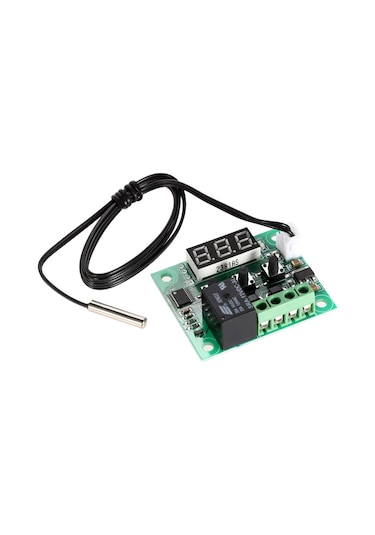 50-110 C W1209 Dc 12v Dijital Mini Termostat Sıcaklık Kontrol Cihazı Kontrol Anahtarı Sensör Modülü