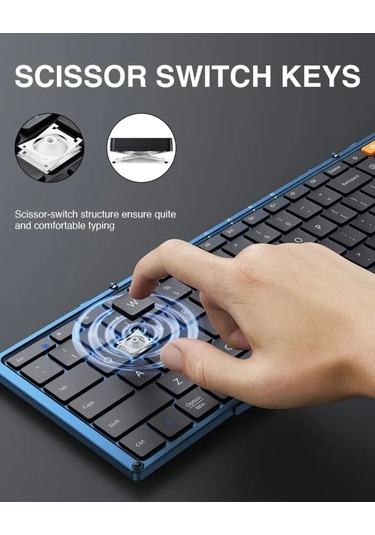 Protoarc Katlanabilir Bluetooth Klavye Dark Blue