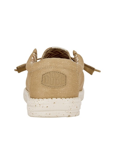 Sneaker Günlük Erkek Hd.40700 Hey Dude Wally Canvas 265 Tan Açık Gri