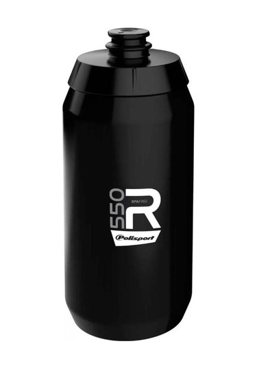 Polisport R550 Bisiklet Matara - Suluk 550ml - Bisiklet Matarası Siyah Siyah
