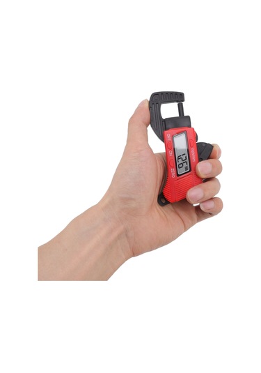 Mufunye Plastik Dijital Kalınlık Ölçer Mavi - 0-12.7mm Aralığı, 0.1mm Hassasiyet, Metrik/inç Dönüşümü, Otomatik Kapatma - Kağıt, Filim, Tel Ve更多üçün