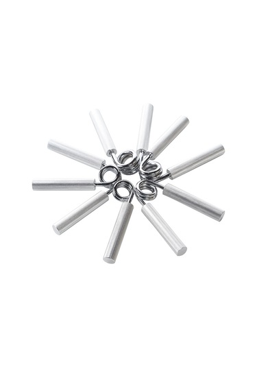 Youtek Güncel Gripsli Çelik Yaylı 300 Pound Ayarabilir Ev İçi Elekoluk Güçlendirici Alüminyum Gövde Siyah-silver