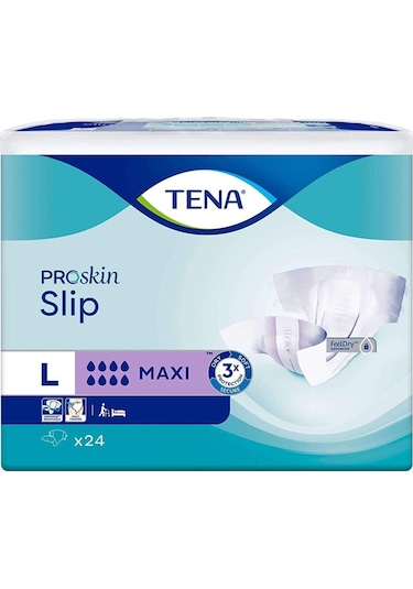 Tena Maxi 8 Damla Belbantlı Hasta Bezi Büyük Boy L 24'Lü