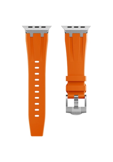 Watch Ultra 49mm Uyumlu Krd-89 Uyumlu Effx Kordon-turuncu