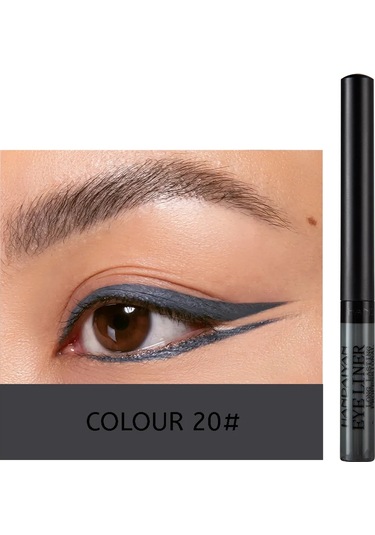 Uv Işık Neon Eyeliner Kalem Gözler Makyaj Kırmızı Su Geçirmez Sıvı Renkli Göz 20 No Box 01