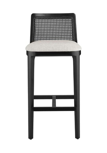 Martha Hazeranlı Bar Sandalyesi Beyaz - Siyah