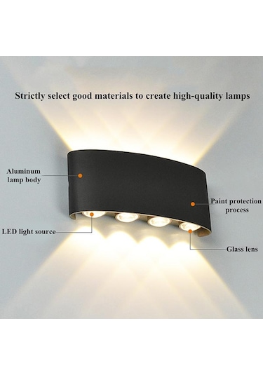 Sıcak Beyaz Modern Led Duvar Lambası Plastik Kabuk Oturma Odası İçin 6w Beyaz