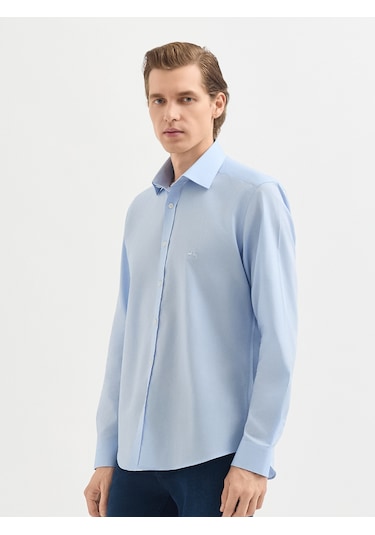 Karaca Erkek Slım Fıt Gömlek-açık Mavi 11.25w.04.012 Açik Mavi