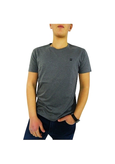 Naykı Erkek Sıfır Yaka Petek Süprem T-Shirt 2124 Bgl-St01016