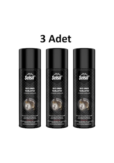 Sıvı Gres Yağlama Spreyi 500ml 3 Adet