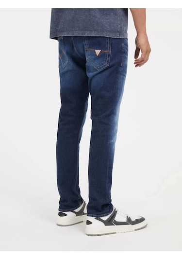 Guess Erkek Denim Skinny Fit Jeans Lacivert