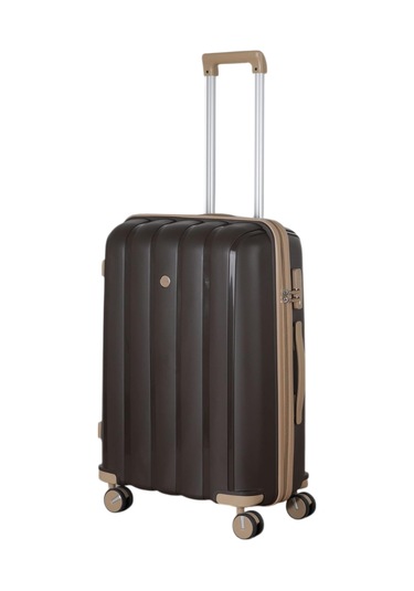 Mçs Polipropilen Valiz V305 65 Cm S18y10003365 11161 Acı Kahve/şampanya