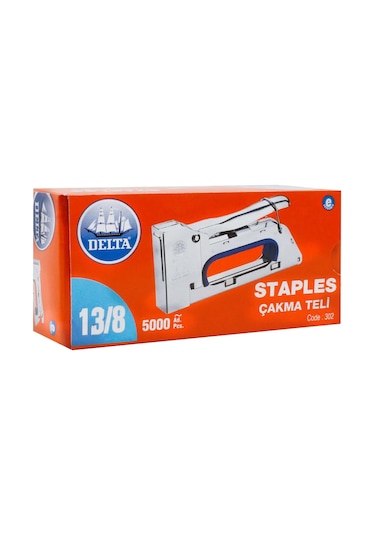 Delta Zımba Teli 302 13/8 5000 Adet 6'lı Paket