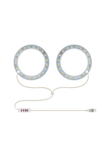 Tongxida Tam Spektroskopi Led Bitki Büyüme Lambası, Akıllı Zamanlama, İç Mekan Dolgu Işığı Halkası, İki Kafa Güneş Işığı Güneş Işığı