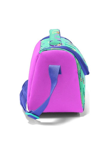 Coral High Kids Su Yeşili Açık Pembe Monogram Desenli Thermo Beslenme Çantası 11823