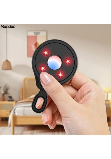 Neevoyu Otel Gizli Kameraları Tespit Cihazı - Kızılötesi Teknoloji İle Gizlilik Koruma Aleti Siyah