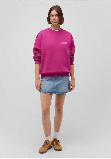 Mavi - Mavi Logo Baskılı Pembe Sweatshirt 1611656-70943 Pembe