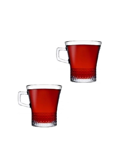Paşabahçe Kuvars 2 Li Kulplu Çay Bardağı 55703