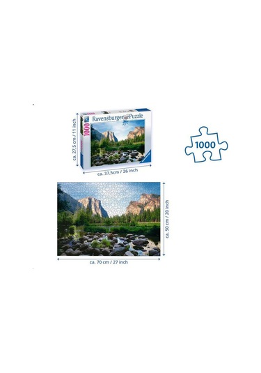 820672 Ravensburger. Yosemite Vadisi - 1000 Parça Puzzle.