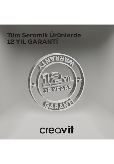 Creavit Eksen Etajerli Lavabo 80 Cm Beyaz Ek080-00cb00e-0000