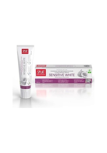 Splat Sensitive White Florür İçermeyen Diş Macunu 100 ML