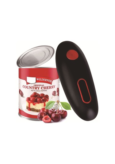 Yaozixa Otomatik Elektrikli Konserve Açıcı - Tek Tuşlu İşlem, Akıllı Algılama, Tüm Daire Konserveler İçin, Güvenli Ve Kolay Kullanım Siyah