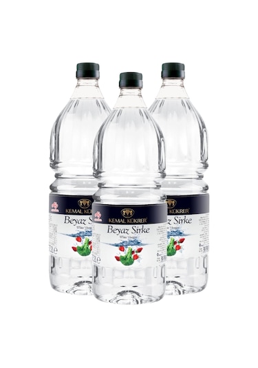 Kemal Kükrer Kalsik Beyaz Sirke 3 x 2 L