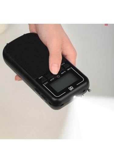 Radio Small Fm/am Digital Display Portable Emergency Lighting Stili4