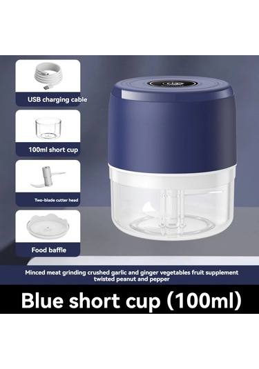 Elektrikli Sarımsak Masher Sarımsak Pounder Sarımsak Ezici Ev Şeffaf