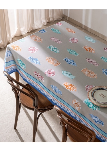 Madame Coco Rosanel Masa Örtüsü - Bej - 150x200 Cm 8684427278048 Ekru