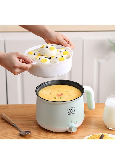 Homyl Mini Sıcak Tencere Yapışmaz Erişte Pişirici Vapursuz