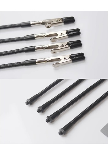 Xurunkeji Ts101 Ts80p Sh72 İçin 4 Adet Metal Esnek Kol İle Evrensel Üçüncü Yardımcı Eller Lehimleme Yardım Aracı Pcb Kartı Tutucu