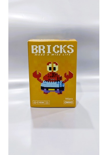 Twins Stars Mr.krabs Figür 3d Yapboz Puzzle Yapı Taşları Bricks Karakter Figürü