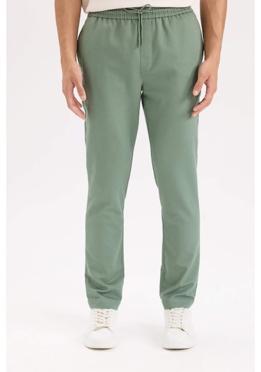 DeFacto Yazlık Jogger Pantolon Beli Bağcıklı Cepli D5966AX25SPGN457