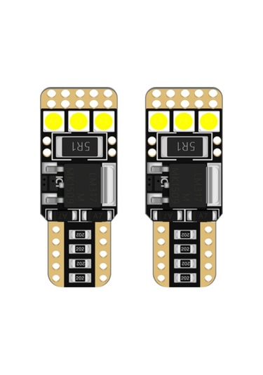 T10 Dekoratif Led Ampul Buz Mavi 12v 4w Canbus