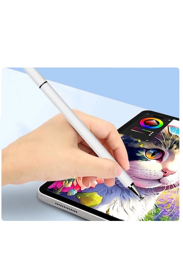 Microcase AL4763 3 İn 1 Disk Uçlu Stylus Kalem Beyaz