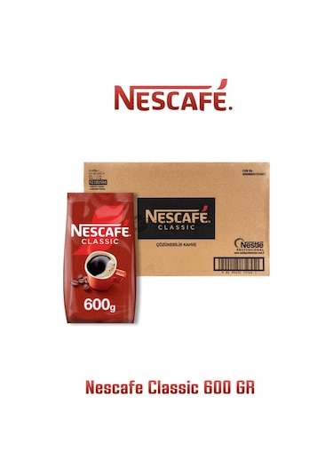 Nescafe Classic 600 Gr 2 Adet Çözünebilir