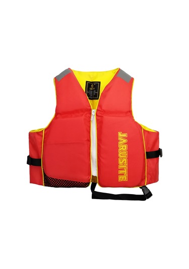 Neevoyu Kırmızı Çocuk Su Sporları Yeleği - 400d Oxford Kumaş, Kaydırıcı Köpük, 15-40 Kg Uyumlu, Güvenli Yaşam Yeleği