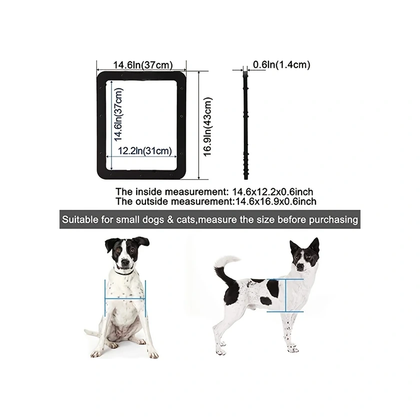 Willowhaven Siyah S Kilitlenebilir Evcil Hayvan Ekran Kapısı Kendinden Kapanan Ve Kilitli Kapı Köpekler Ve Kediler İçin
