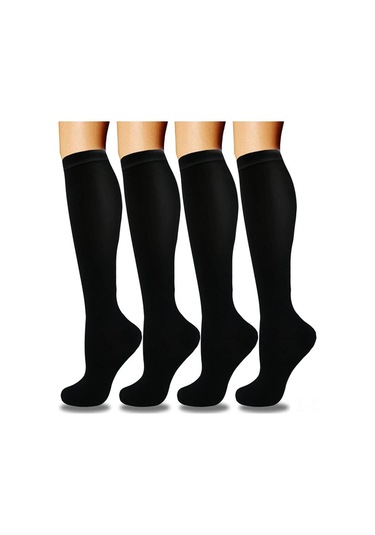Springsun Kadın Ve Erkekler İçin Dolaşım Destekleyen Kompresyon Çorapları 4 Çift - Hemşireler, Spor, Gebelik İçin Diğer
