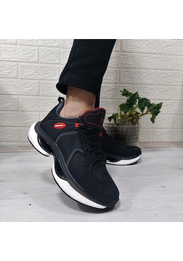 Dunlop 2401 Siyah Fuspetli Air Rahat Taban Erkek Spor Ayakkabı 001