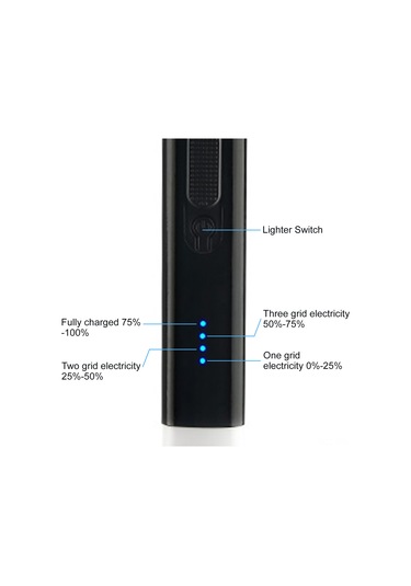 Konesam Gül Altınlı Usb Şarjlı Elektrikli Çakmak, Elektrikli İldırım Ateşleyici, Pil Göstergeli, Rüzgarlı Ortamlarda Kullanıma Uygun, Mangal Ve Mum Ateşleyici Çok Renkli