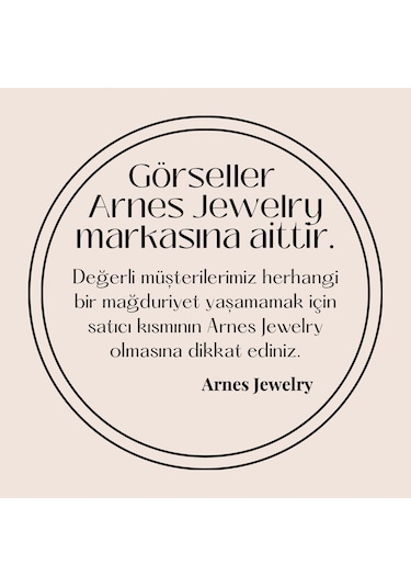 Arnes Jewelry Çelik Çeyrek Altın Takılabilen Kelepçe Ar242nes Gold