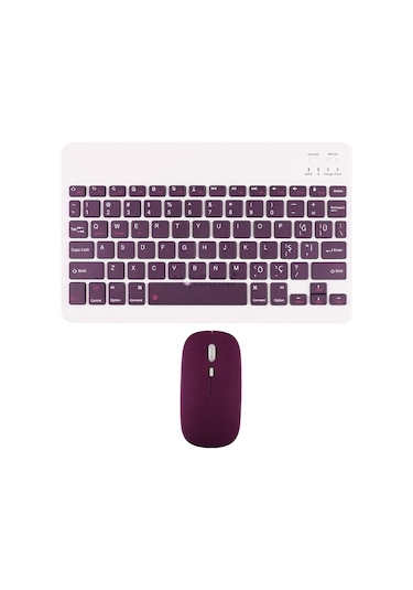 Novstrap Bluetooth Klavye Mouse Seti Türkçe Q Karakterli Tüm Tablet Ve Telefonlar İle Uyumlu